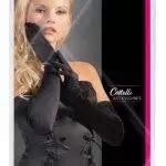 Cottelli ACCESSOIRES - Stretchsatin Handschuhe, elegant & passformsicher S-L – Verpackung