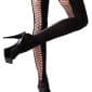 Cottelli LEGWEAR Netz-Overknees mit Silikonband und Netz-Einsatz S/M – A