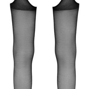 Cottelli LEGWEAR - Ouvert Straps-Strumpfhose S/M – Hollow Rueckseite