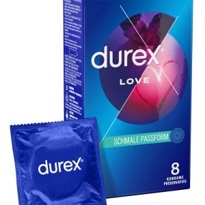 Durex Easy-on Kondome - Extrafeucht, dermatologisch getestet (8 Stück) – A