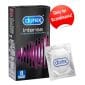 Durex Intense 8 - Gerippt-genoppte Kondome für Skandinavien ohne, Eigengeruch (8 Stück) – B