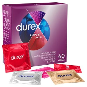 Durex Love Mix - Vorratspack mit 5 Sorten (40 Stück) – A