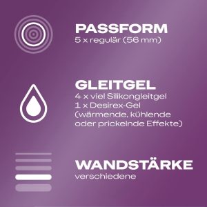 Durex Love Mix - Vorratspack mit 5 Sorten (40 Stück) – C