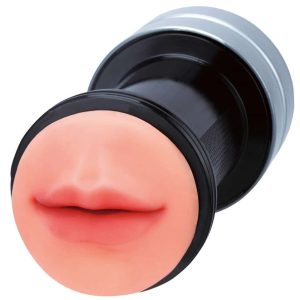 NMC 2in1 Lustgefühl - Realistischer Doppel-Masturbator Schwarz/Hautfarben hell/Silber – A