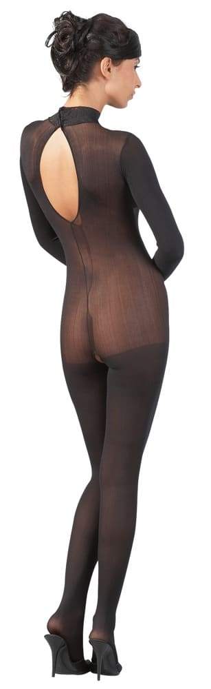 NO:XQSE Catsuit ouvert - Aufregend transparenter Langarm-Catsuit M/L NO:XQSE Catsuit ouvert - Aufregend transparenter Langarm-Catsuit M/L – Rueckseite