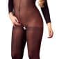 NO:XQSE Catsuit ouvert - Aufregend transparenter Langarm-Catsuit XL/2XL – A