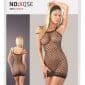 NO:XQSE Netzkleid mit 3er Träger - Verführerisches Dessouskleid aus hochelastischem Netzmaterial S-L – Verpackung