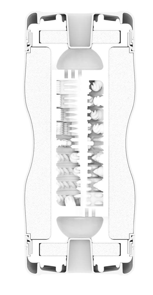 TENGA Dual Sensation Cup - Einweg-Masturbator mit 2 Öffnungen Rot/Silber TENGA Dual Sensation Cup - Einweg-Masturbator mit 2 Öffnungen Rot/Silber – C