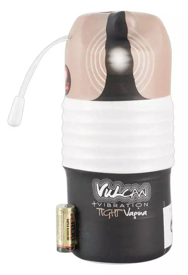 Vulcan Vibro Vagina - Masturbator mit 6 Vibrationsmodi (1 Stück) – Verpackung