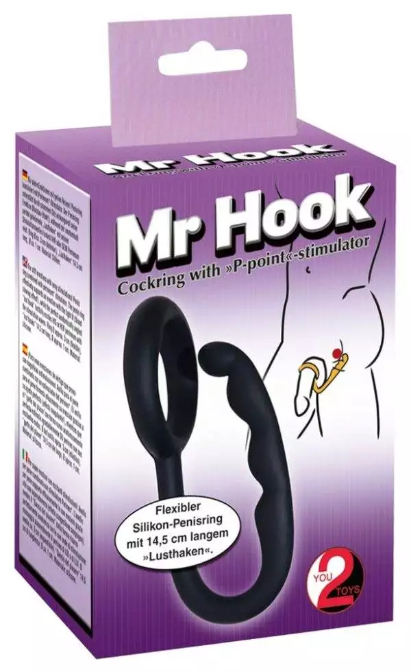 You2Toys - Prostatastimulator mit Penisring – Verpackung You2Toys - Prostatastimulator mit Penisring – Verpackung