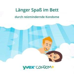Yvex Condom+ - Extra dicke Kondome für längeren Spaß im Bett! (10 Stück) Yvex Condom+ - Extra dicke Kondome für längeren Spaß im Bett! (10 Stück) – E