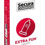 Secura Extra Fun - Transparente Kondome mit Noppen transparent 12 Stück