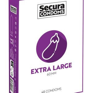 Secura Extra Large Kondome - Extra groß & transparent 48 Stück