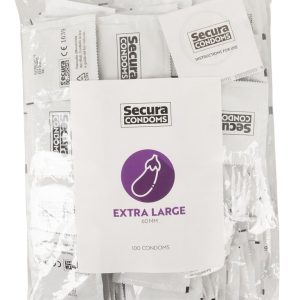 Secura Extra Large Kondome - Extra groß & transparent transparent 100 Stück