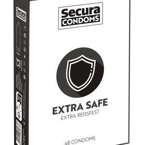 Secura Extra Safe - Extra dicke Kondome für längeren Spaß im Bett! 48 Stück