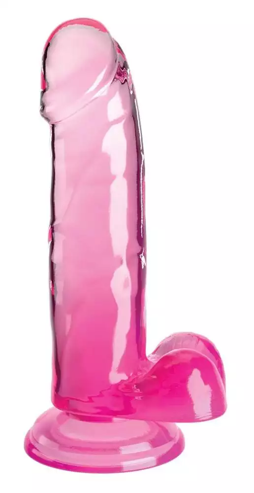 King Cock Clear - Transparenter Naturdildo mit Saugfuß - 20,3 cm - Real-Feelings transparent/pink King Cock Clear - Transparenter Naturdildo mit Saugfuß - 20,3 cm - Real-Feelings transparent/pink