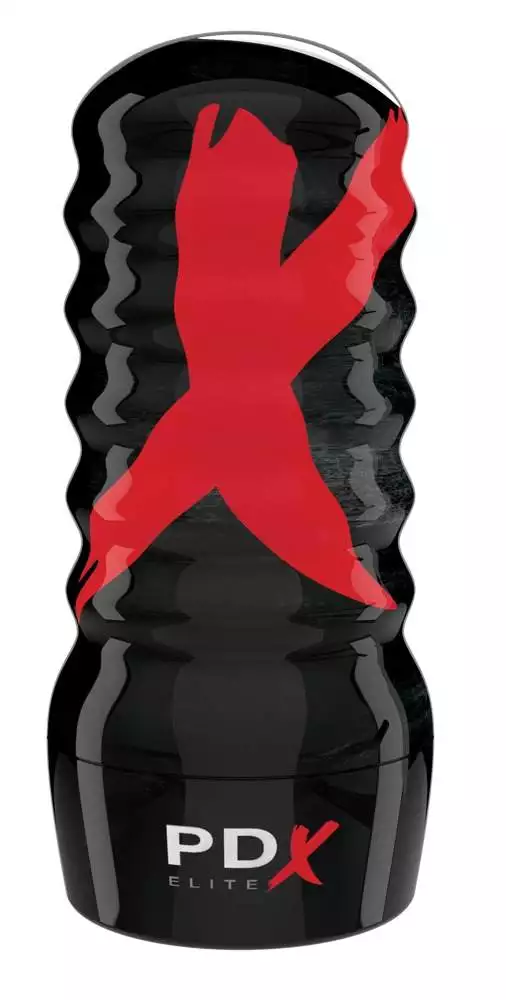 PDX Elite Air Tight Stroker - Diskreter Masturbator mit individuell steuerbarem Saugeffekt Transparent/Schwarz PDX Elite Air Tight Stroker - Diskreter Masturbator mit individuell steuerbarem Saugeffekt Transparent/Schwarz