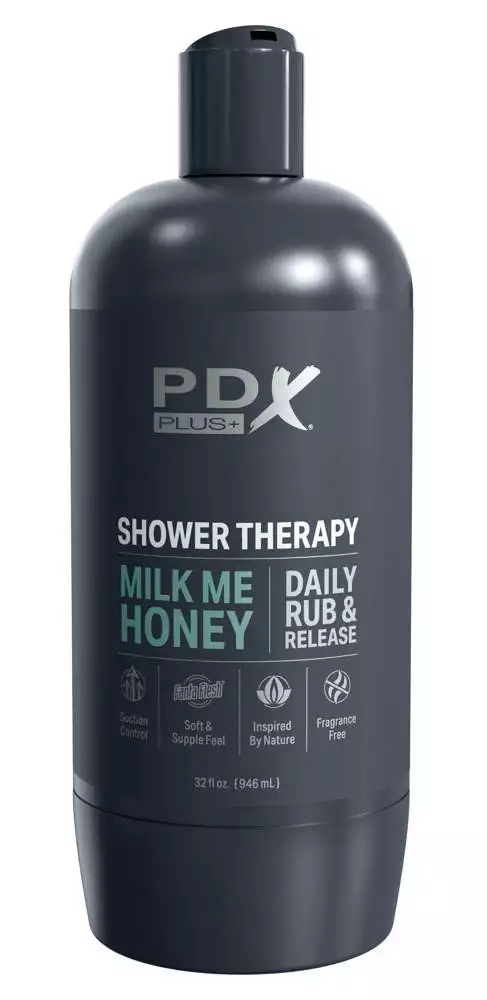 PDX Plus Shower Therapy Milk Me Honey - Masturbator in Shampooflasche Hautfarben hell/Grau