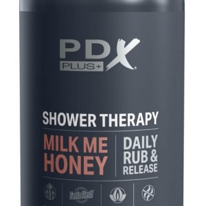 PDX Plus Shower Therapy Milk Me Honey - Masturbator in Shampooflasche Hautfarben dunkel/grau