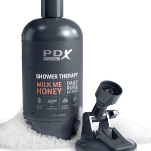 PDX Plus Shower Therapy Milk Me Honey - Masturbator in Shampooflasche Hautfarben dunkel/grau