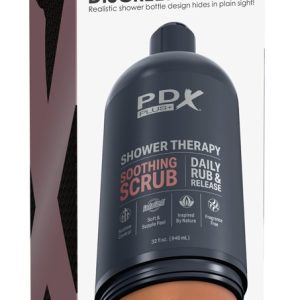 PDX Plus Shower Therapy Masturbator Hautfarben dunkel/grau