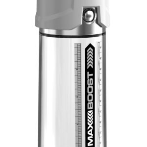 Pump Worx Max Boost - Transparente Penis-/Potenzpumpe Transparent/Weiß