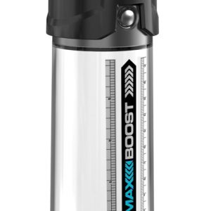 Pump Worx Max Boost - Transparente Penis-/Potenzpumpe Transparent/Schwarz