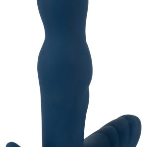 ANOS Rotating Prostate Plug - Vibro-Analplug mit Fernbedienung blau