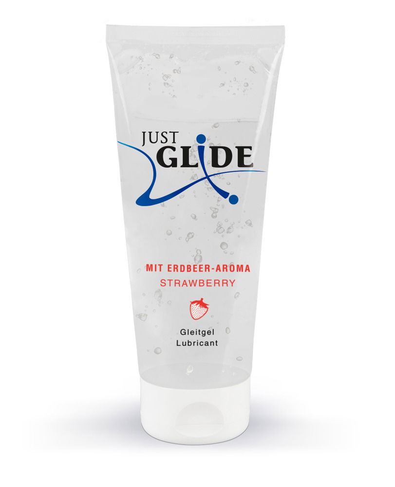 Just Glide Erdbeer Gleitgel - Mehr Spaß am Sex 200 ml