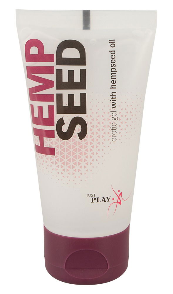 Just Play Hemp Seed Gleitgel - Vegan & Latexkondomsicher transparent 50 ml