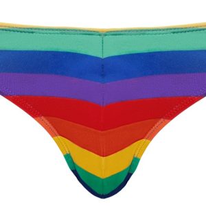 Svenjoyment Rainbow Riostring - Weich & elastisch, höchster Tragekomfort Regenbogen Größe 2XL