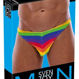 Svenjoyment Rainbow Riostring - Weich & elastisch, höchster Tragekomfort Regenbogen Größe XL