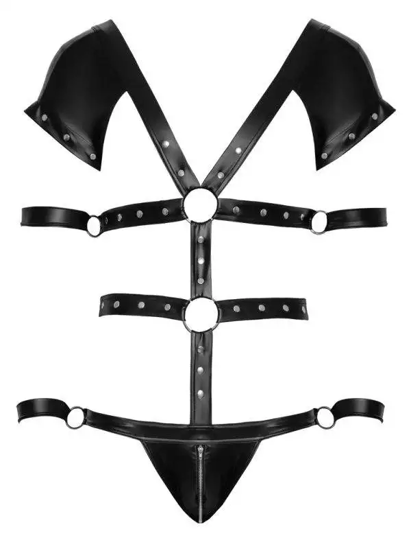 Svenjoyment Bondage Harnessbody mit Fesseln schwarz Größe XL Svenjoyment Bondage Harnessbody mit Fesseln schwarz Größe XL