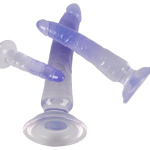 Crystal Anal Training Set - 3-teiliges Analdildo-Set mit verschiedenen Größen und Gewichten Blau/Transparent