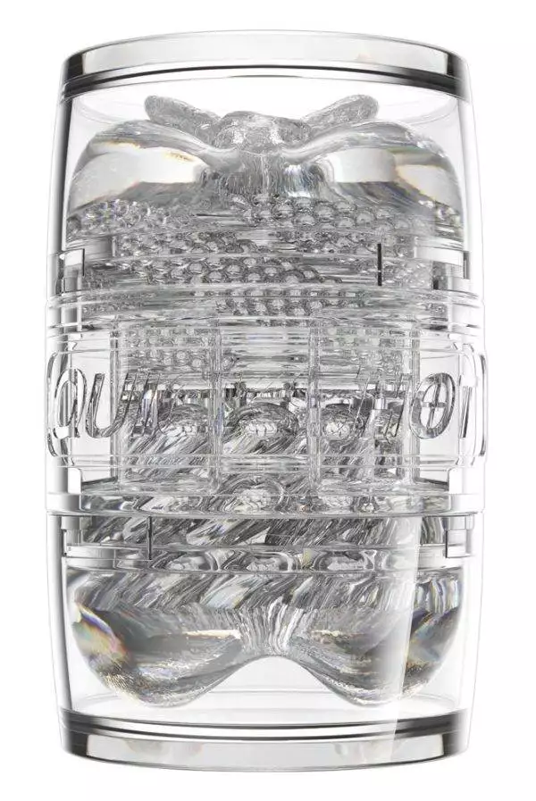 Fleshlight Quickshot Mia Malkova - Beidseitig verwendbarer Masturbator transparent