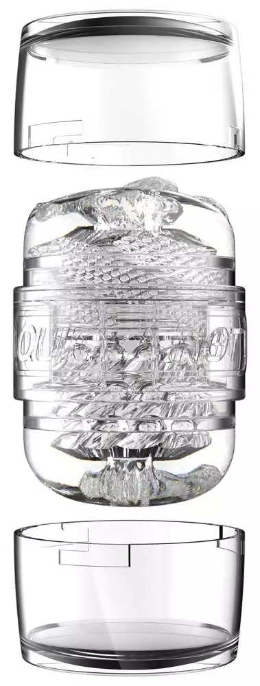 Fleshlight Quickshot Mia Malkova - Beidseitig verwendbarer Masturbator transparent