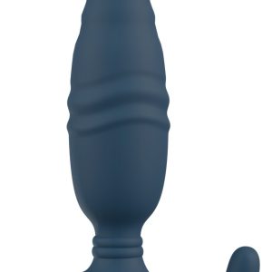 ANOS RC Stoßvibrator mit Fernbedienung blau