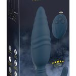 ANOS RC Stoßvibrator mit Fernbedienung blau