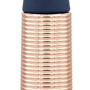 PILLOW TALK Desires - Minivibrator mit 5 Aufsätzen Gold/Dunkelblau