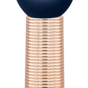 PILLOW TALK Desires - Minivibrator mit 5 Aufsätzen Gold/Dunkelblau