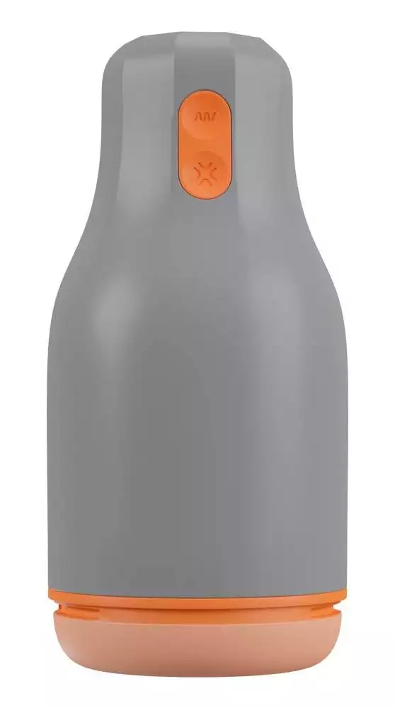 Rebel Eichelvibrator - The Super Squeeze! Grau/Orange/Hautfarbe hell