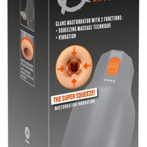 Rebel Eichelvibrator - The Super Squeeze! Grau/Orange/Hautfarbe hell