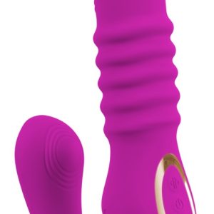 Javida Dual-Stimulation Vibrator Lila/Rosegold