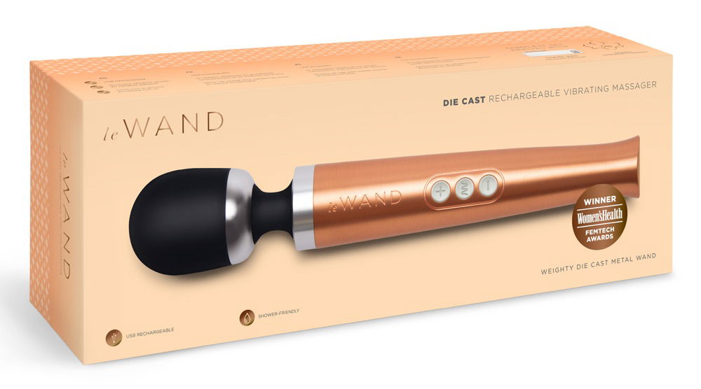 le WAND Mini - Luxus Massagestab - Kompakt - Wiederaufladbar - 20 Vibrationsmodi