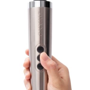 le Wand Die Cast Rechargeable - Luxus-Massagestab in handlicher Größe silber