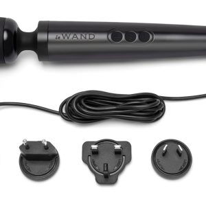 le Wand Die Cast Rechargeable - Luxus-Massagestab in handlicher Größe schwarz