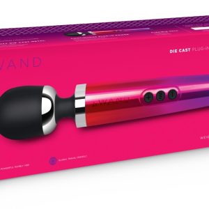 le Wand Diecast Plug-In: Luxus-Massagestab, kompaktes WAND-Design, 20 Vibrationsmodi Ombre