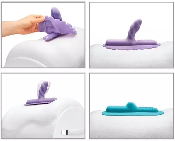 The Cowgirl Unicorn - Premium Sex-Maschine, inkl. 2 Aufsätze, Vibration & Rotation Unicorn