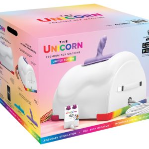 The Cowgirl Unicorn - Premium Sex-Maschine, inkl. 2 Aufsätze, Vibration & Rotation Unicorn