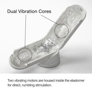 Tenga Flip Zero Gravity - Vibro-Masturbator mit 2 Motoren weiß